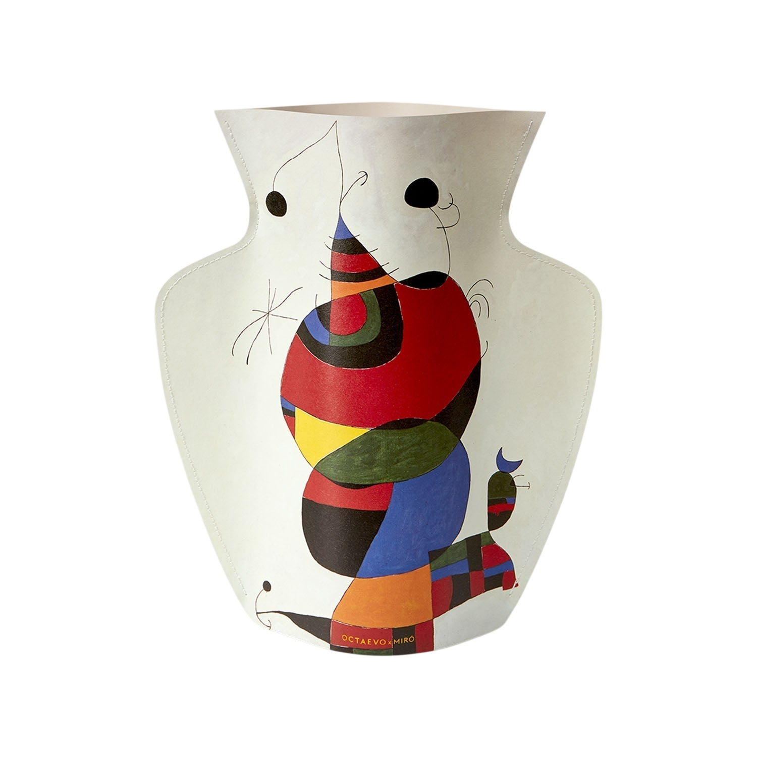 OCTAEVO Miró Paper Vase - Ivory