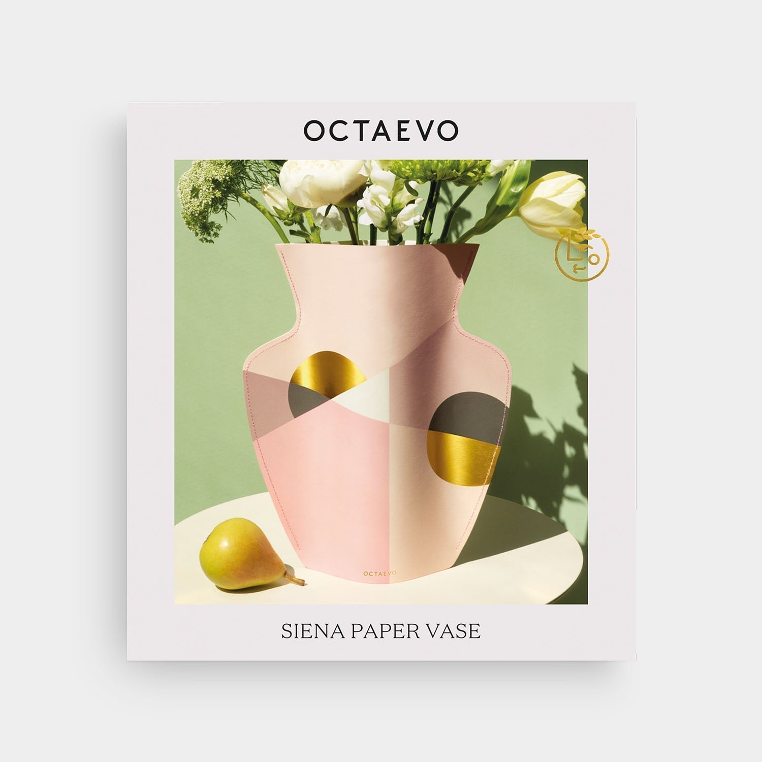 OCTAEVO Siena Paper Vase - Pink