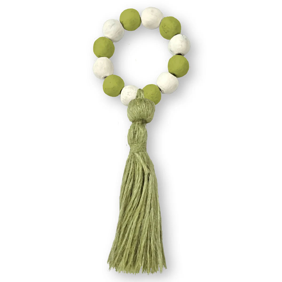 Terracotta Bead with Jute Napkin Ring