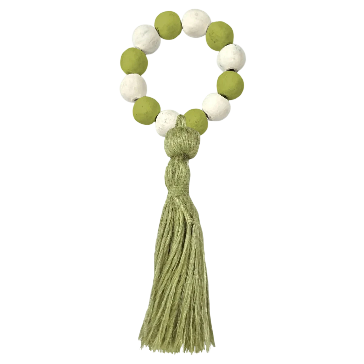 Terracotta Bead with Jute Napkin Ring