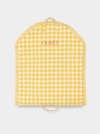 Classic Bag Pleats in Yellow Check (Gingham Collection)