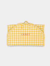 Classic Bag Pleats in Yellow Check (Gingham Collection)