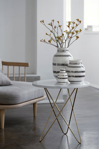 Kähler Omaggio Vase, Silver, 12.2"