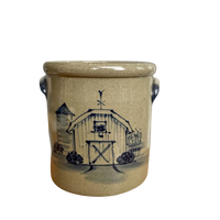 Rowe Pottery 1 Gallon Crock Barn