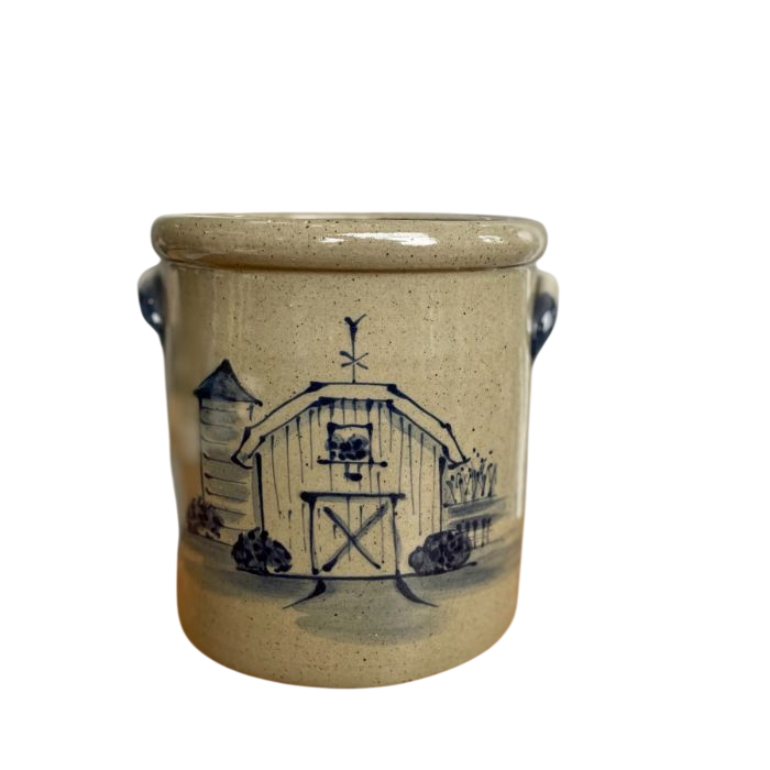 Rowe Pottery 1 Gallon Crock Barn