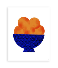 Orange Bowl Art Print