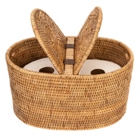 Oval Double Toilet Roll Box