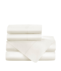 Boutique Ivory Percale Sheet Set