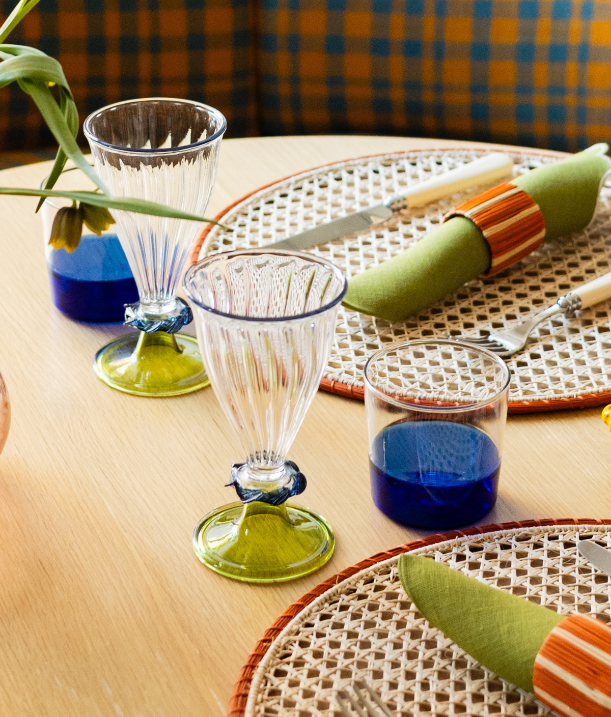 Palace Wine Glasses, Green