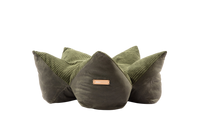 OULU X PEHOM - CUDDLE PET PILLOW BED- Navy Blue / Olive Green / Canyon Brown