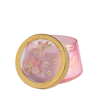 Accent Watercolor Pressed Floral Candle - Luna Flower