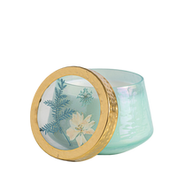 Accent Watercolor Pressed Floral Candle - Pacific Coast