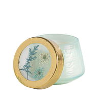Petite Watercolor Pressed Floral Candle - Pacific Coast