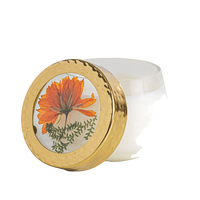 Petite Pressed Floral Candle - Sugared Citrus