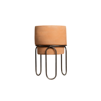 Jaro Short Terracotta Planter by MESO
