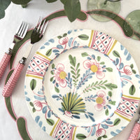 Poppy green linen placemat (set of 4)