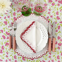 Carmen red linen placemat (set of 4)