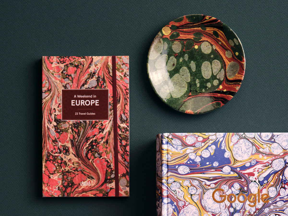 Astier de Villatte Marbled Cup and Saucer