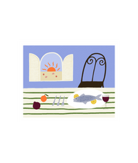Pesce e Limone Art Print