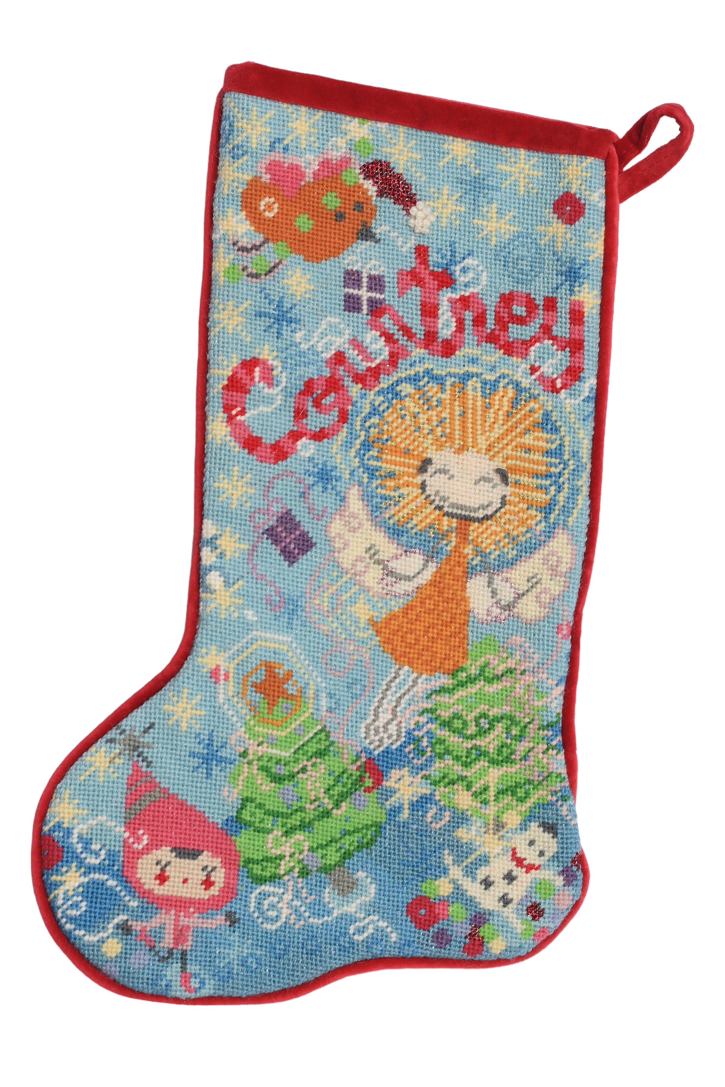 Custom Needlepoint Stocking