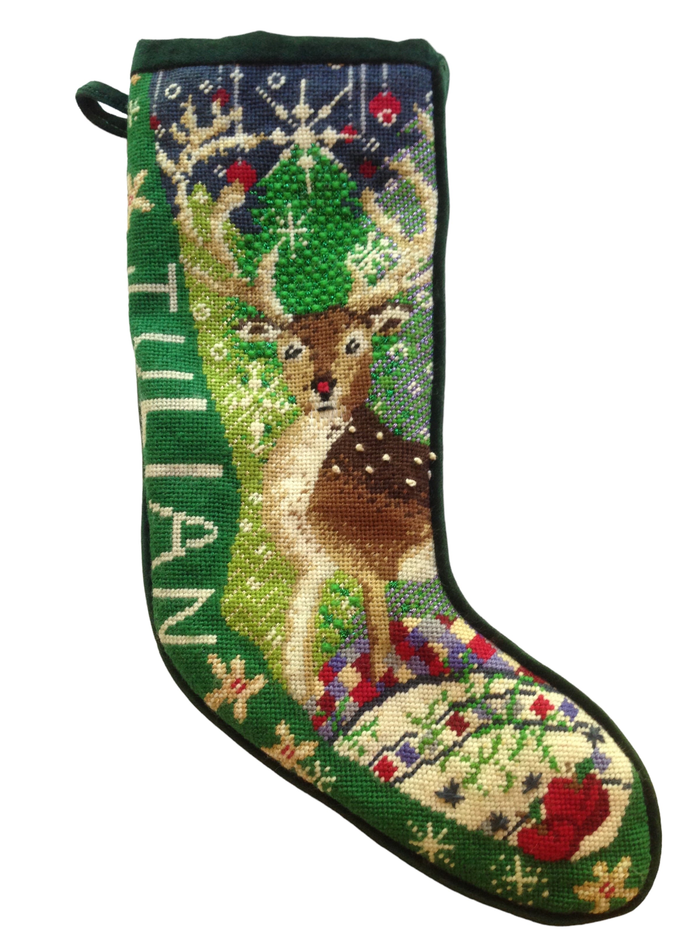 Custom Needlepoint Stocking