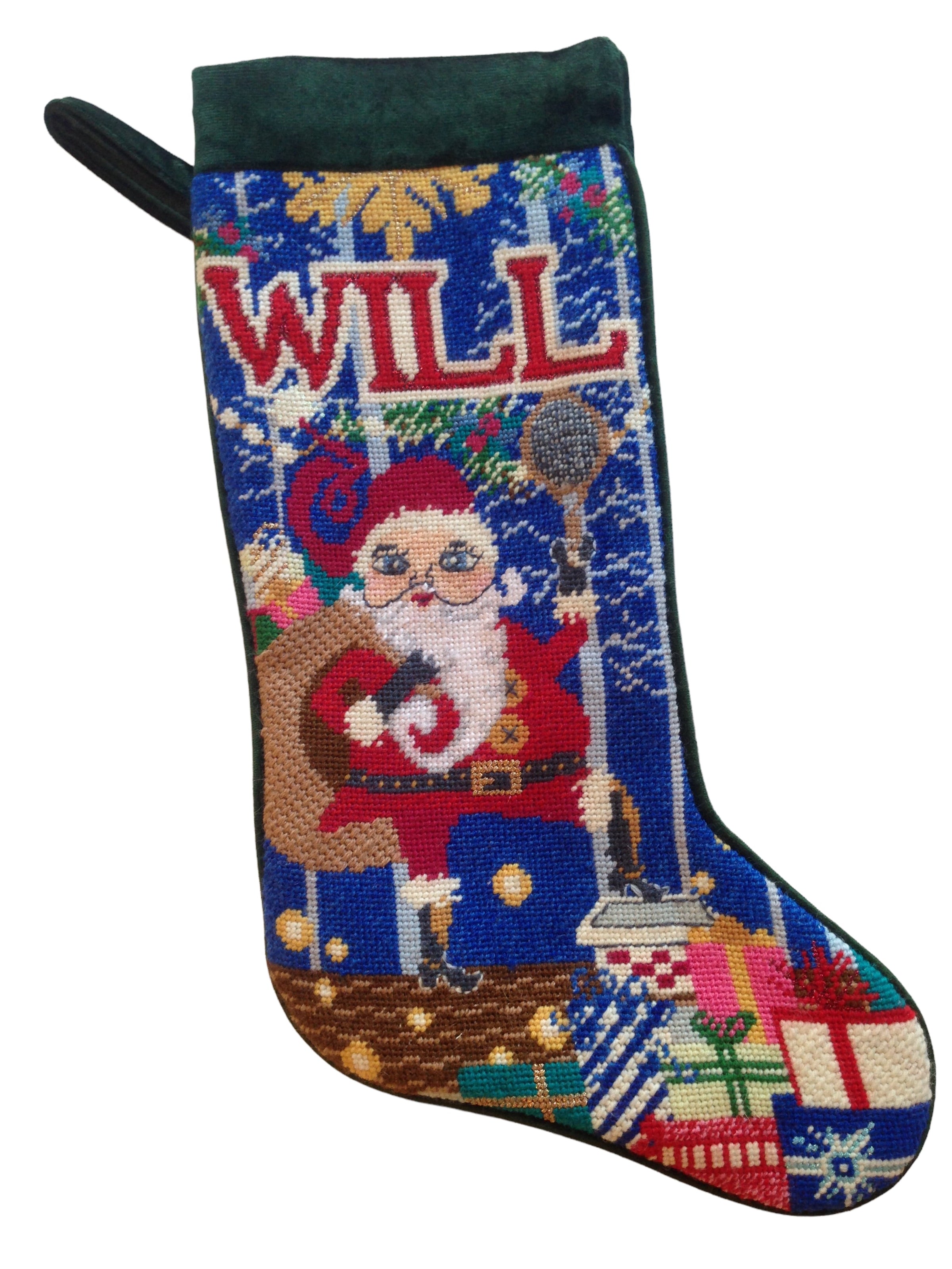 Custom Needlepoint Stocking