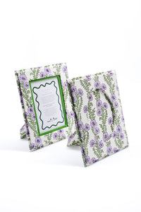 Purple Forget-Me-Not Picture Frame, 4" x 6"