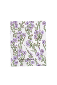 Purple Forget-Me-Not Picture Frame with Oval Opening, 4x6