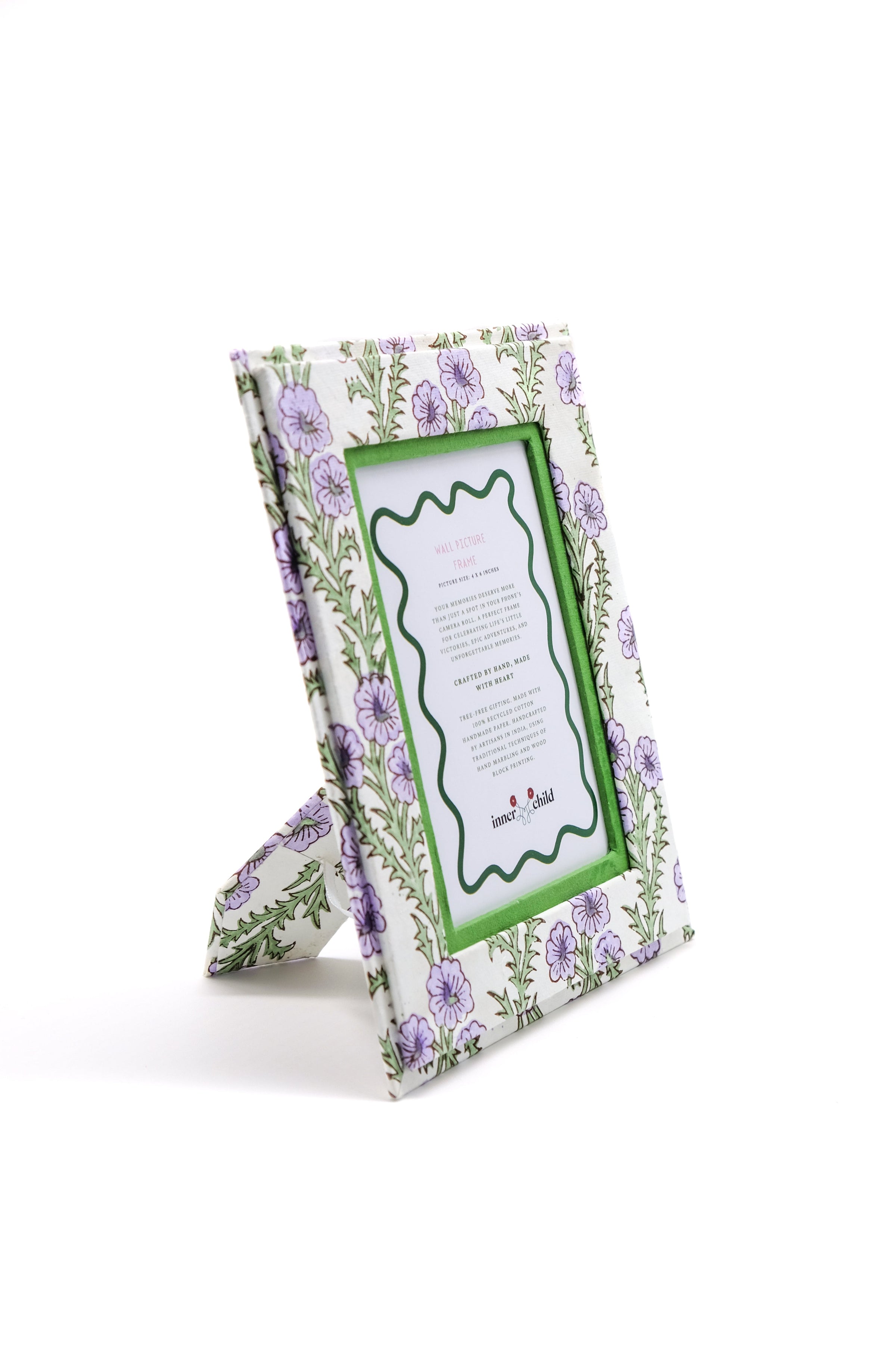 Purple Forget-Me-Not Picture Frame, 4" x 6"