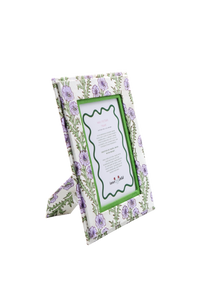 Purple Forget-Me-Not Picture Frame, 4" x 6"