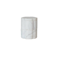 Marble Pinch Pots, Scalloped, Set of 2 (Stackable)