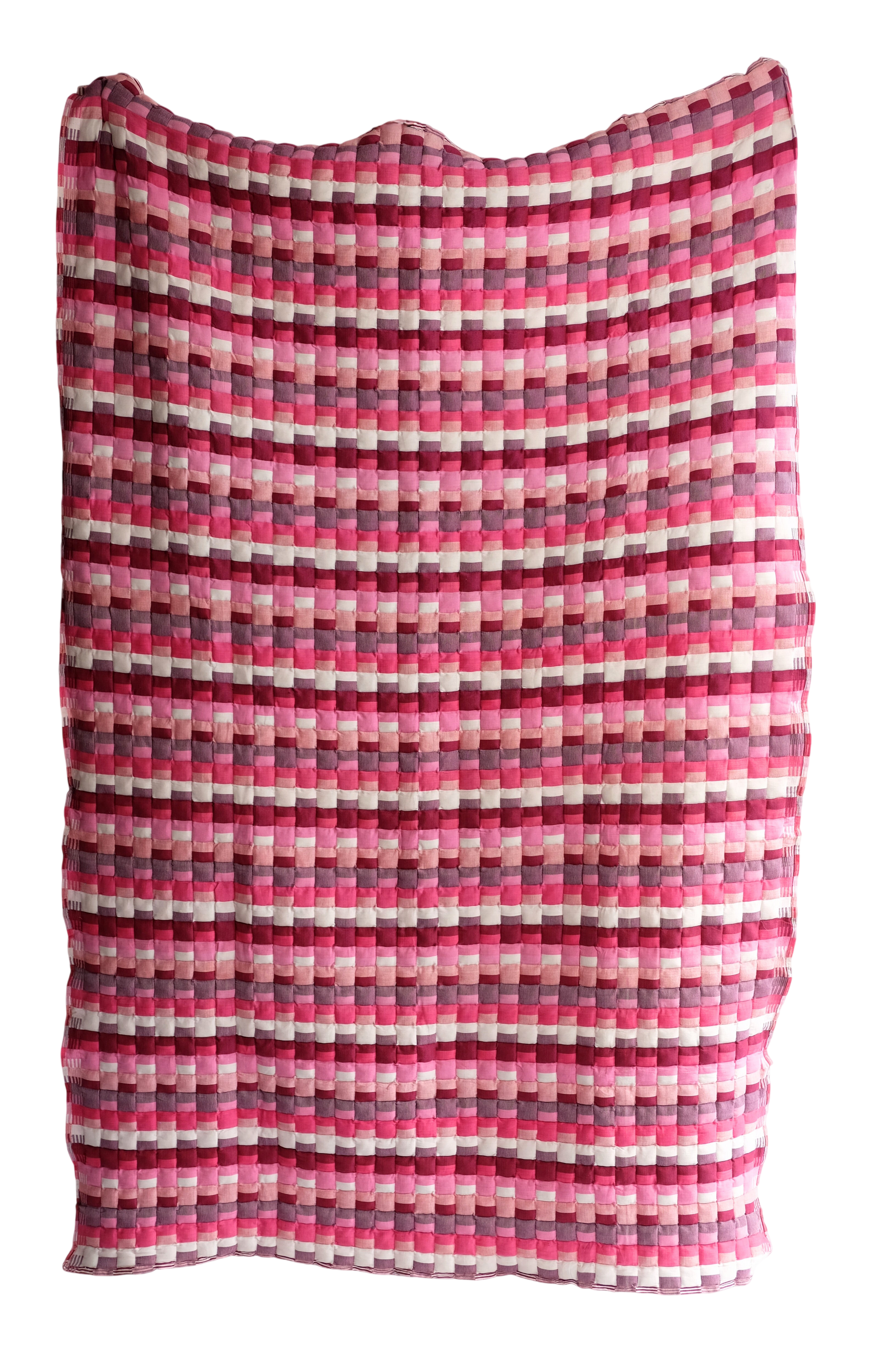 Pink Tetris Sujani Quilt