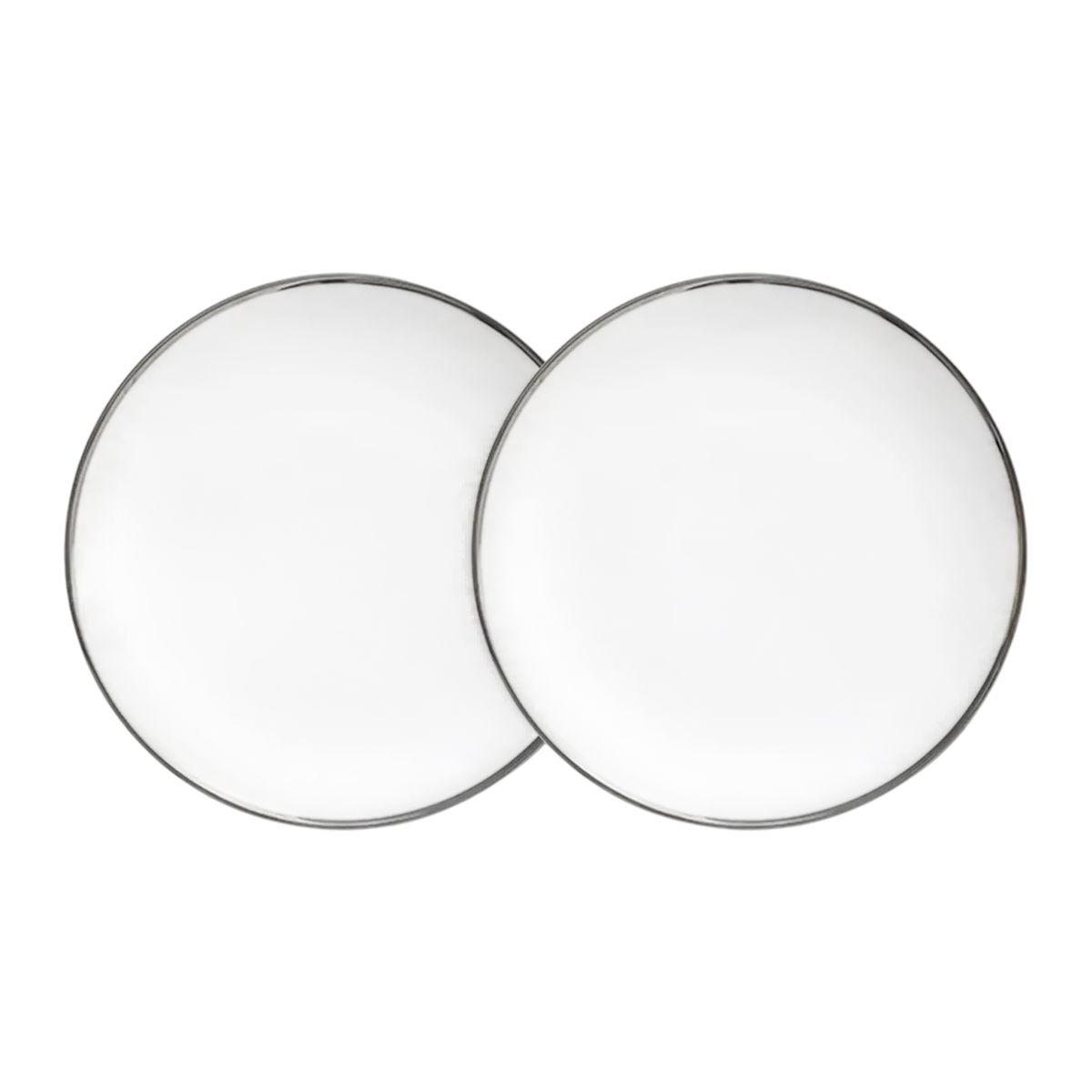Platinum Edge Bread & Butter Plates, Set of 8