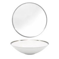 Platinum Edge Bowls, Set of 8