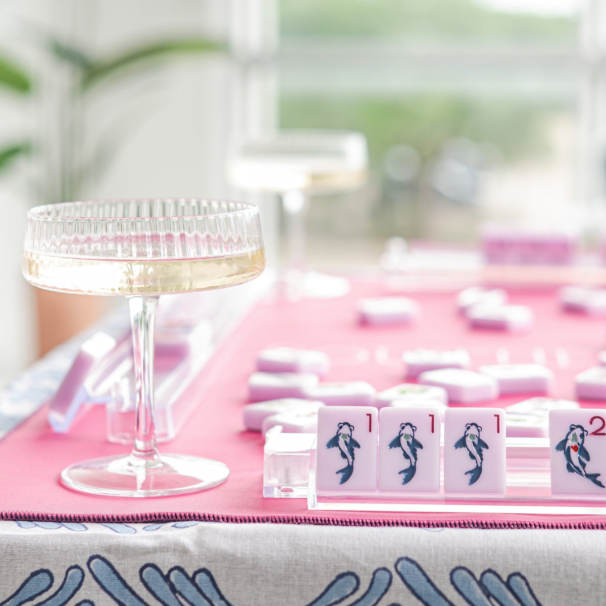 The Chinoiserie Set -  Mahjong Tiles (Luxe Lilac)