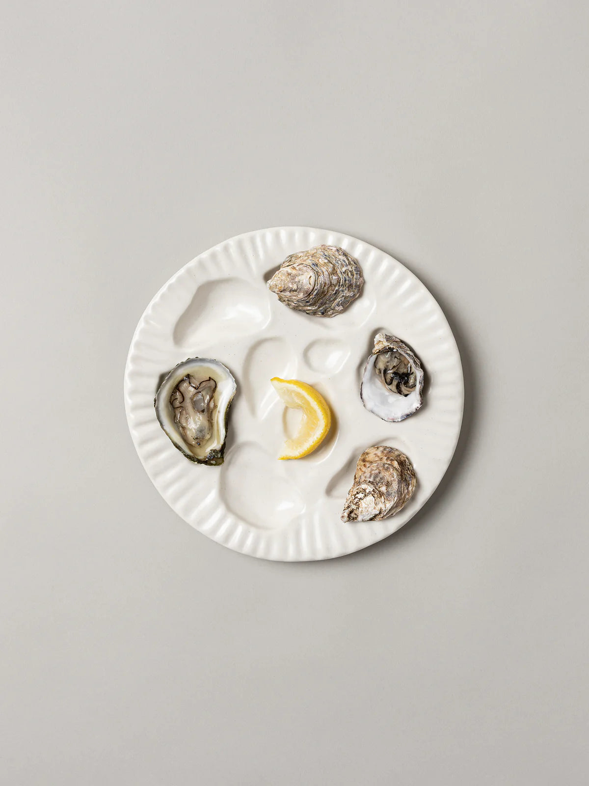 Porcelain Oyster Plate