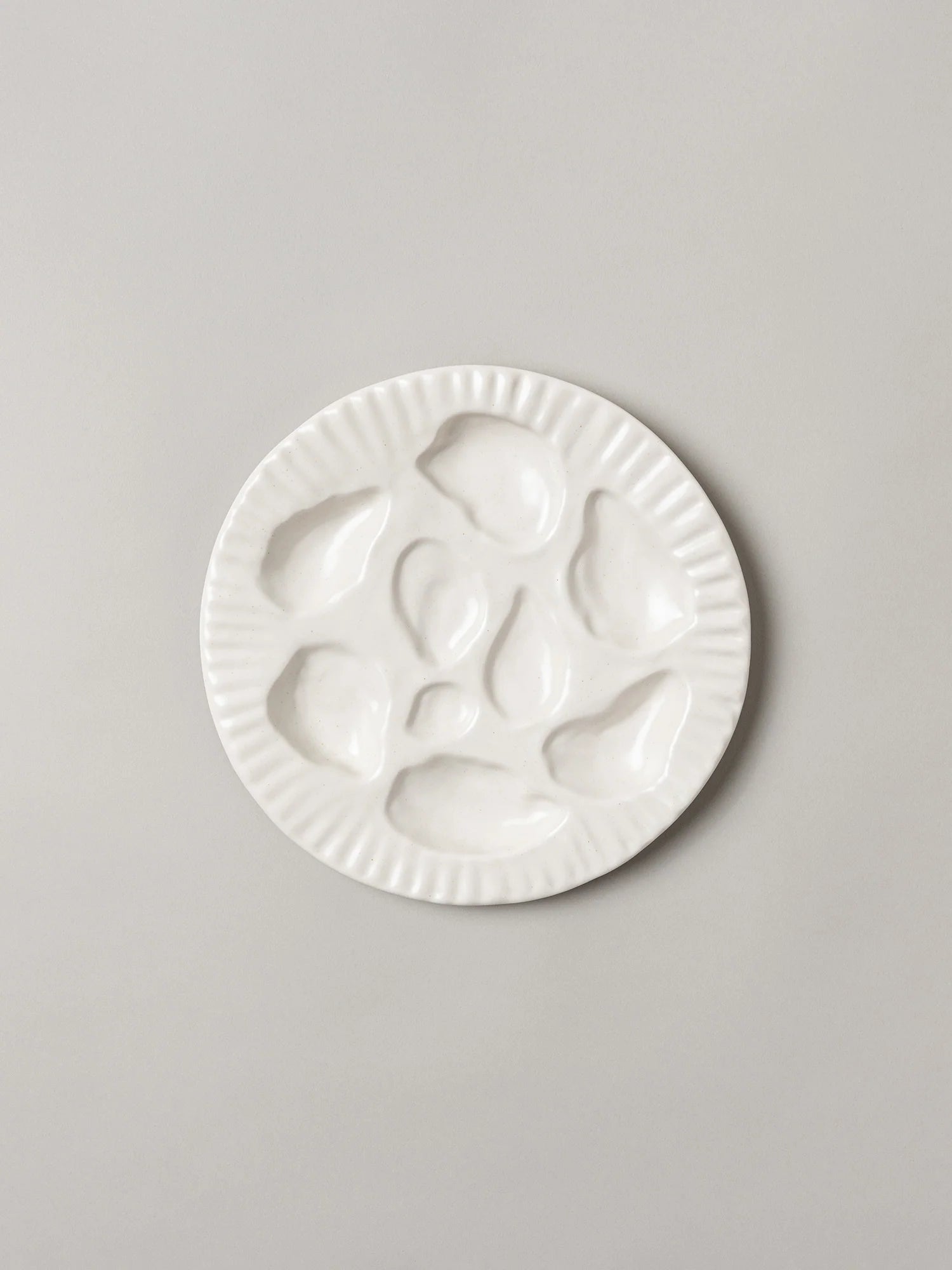 Porcelain Oyster Plate