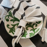 Portofino Bold Stripe Large Linen Napkin