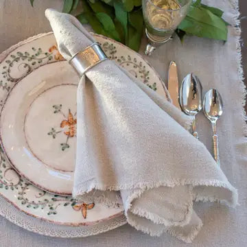 Provence Linen Napkin with Fringe