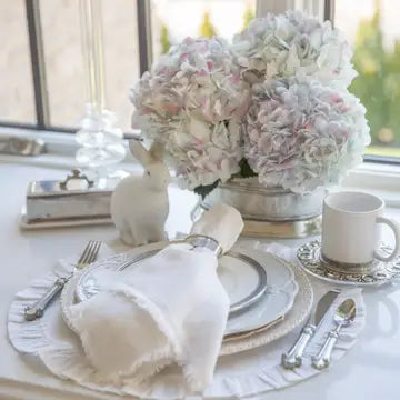 Provence Linen Napkin with Fringe