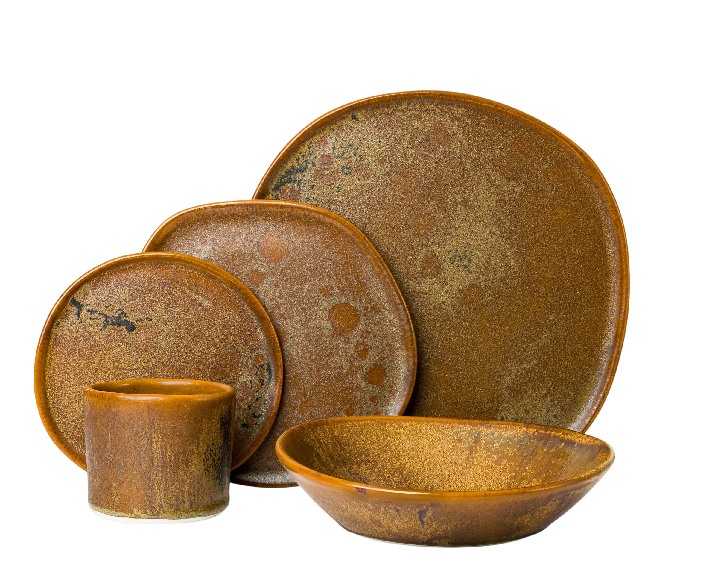 5 Piece Ripple Dinner Setting