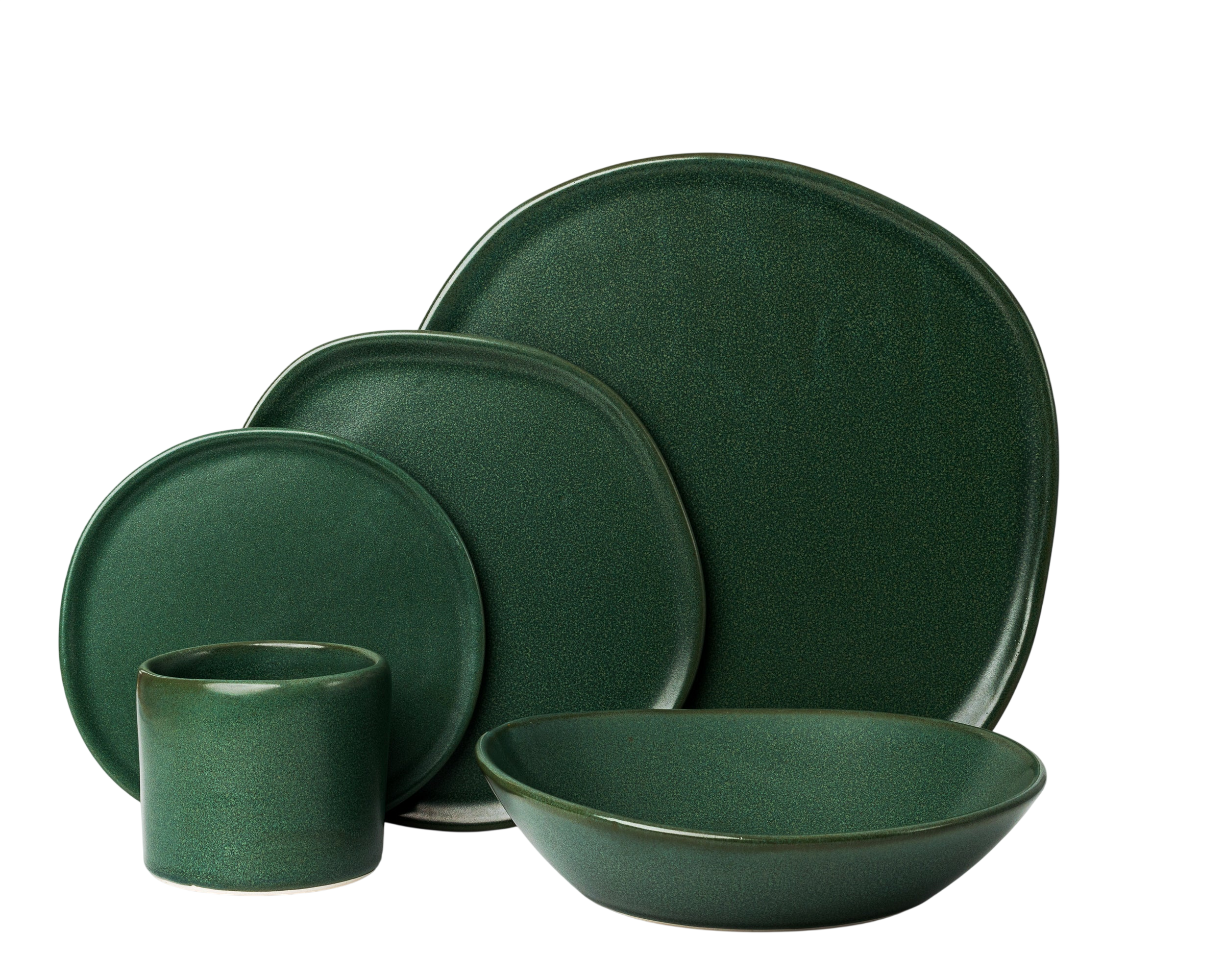 5 Piece Ripple Dinner Setting