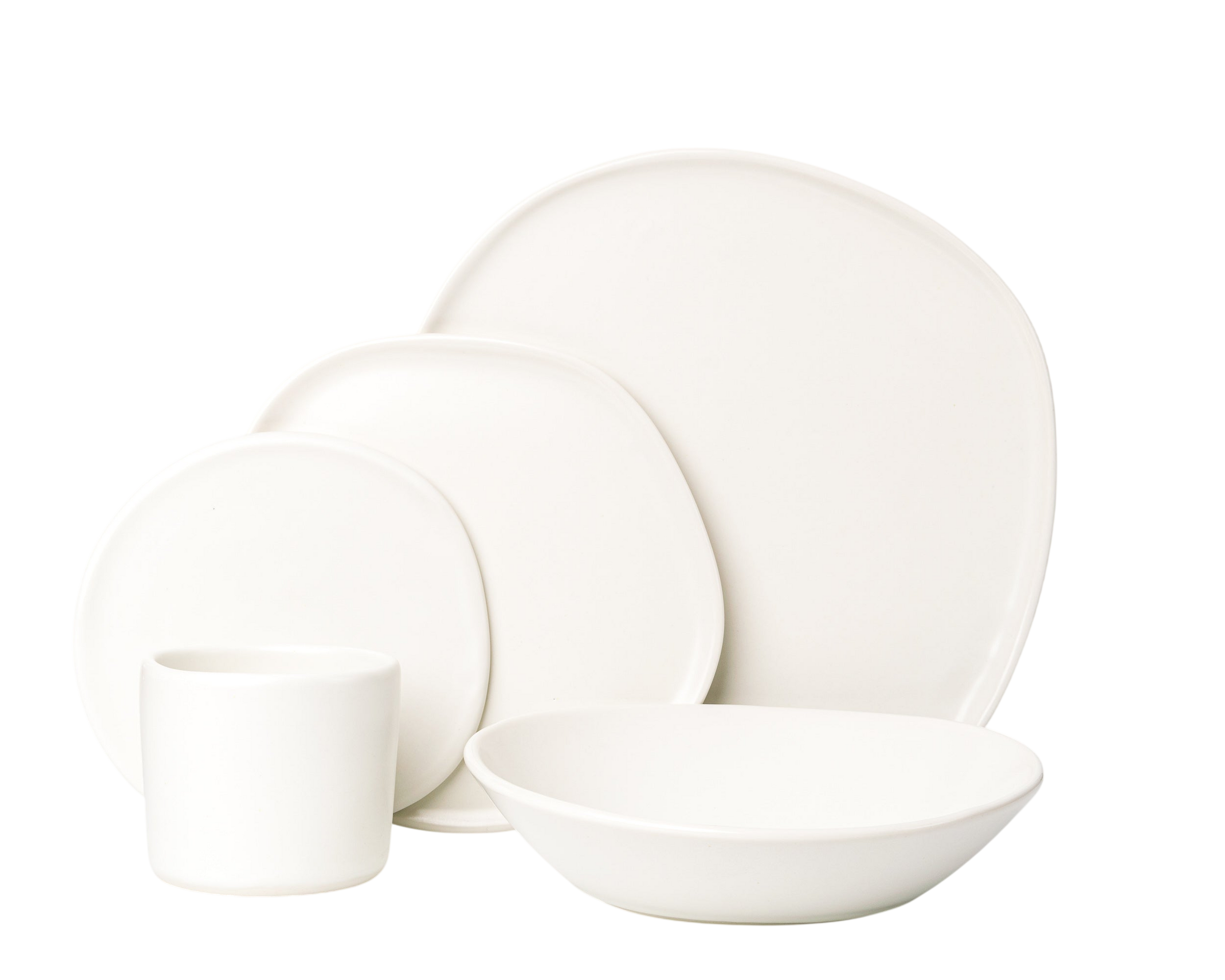 5 Piece Ripple Dinner Setting