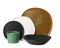 5 Piece Ripple Dinner Setting