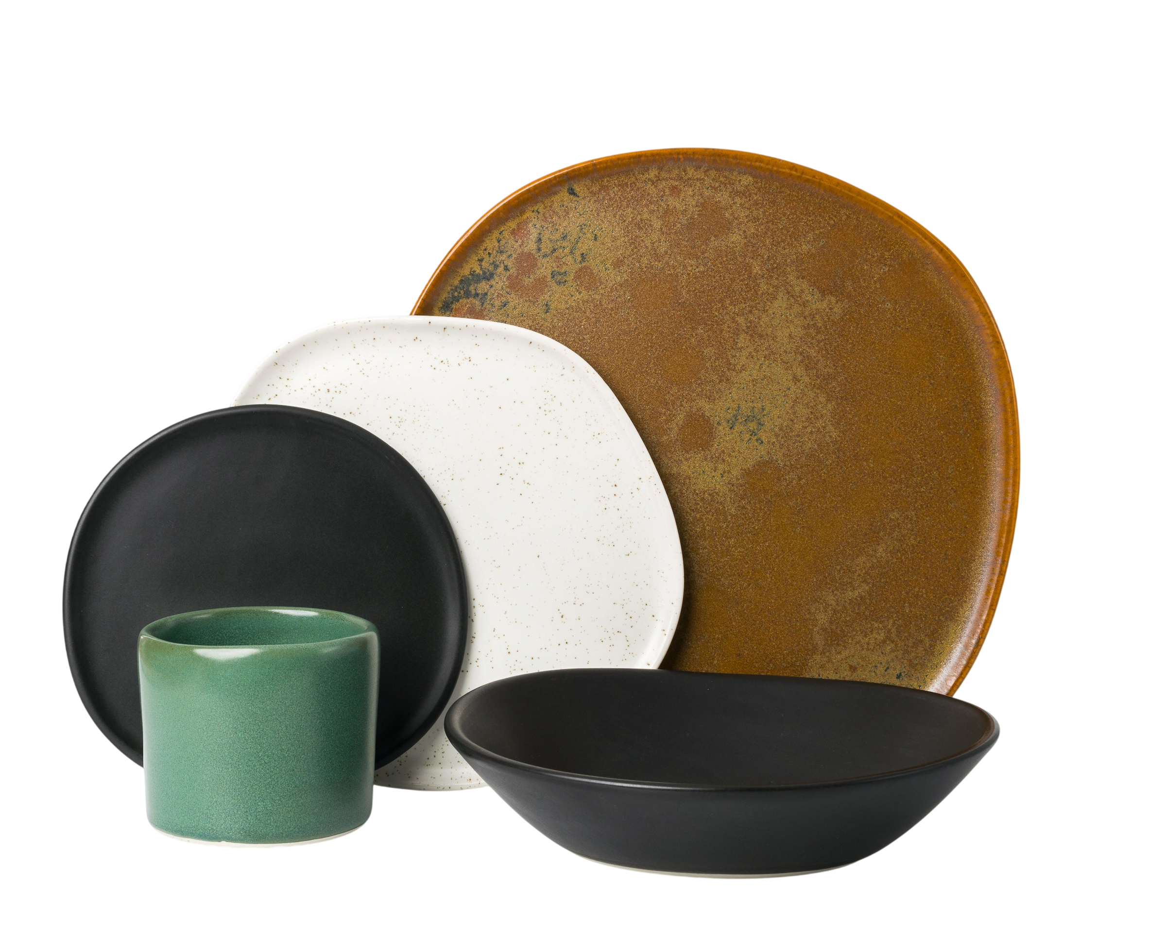 5 Piece Ripple Dinner Setting