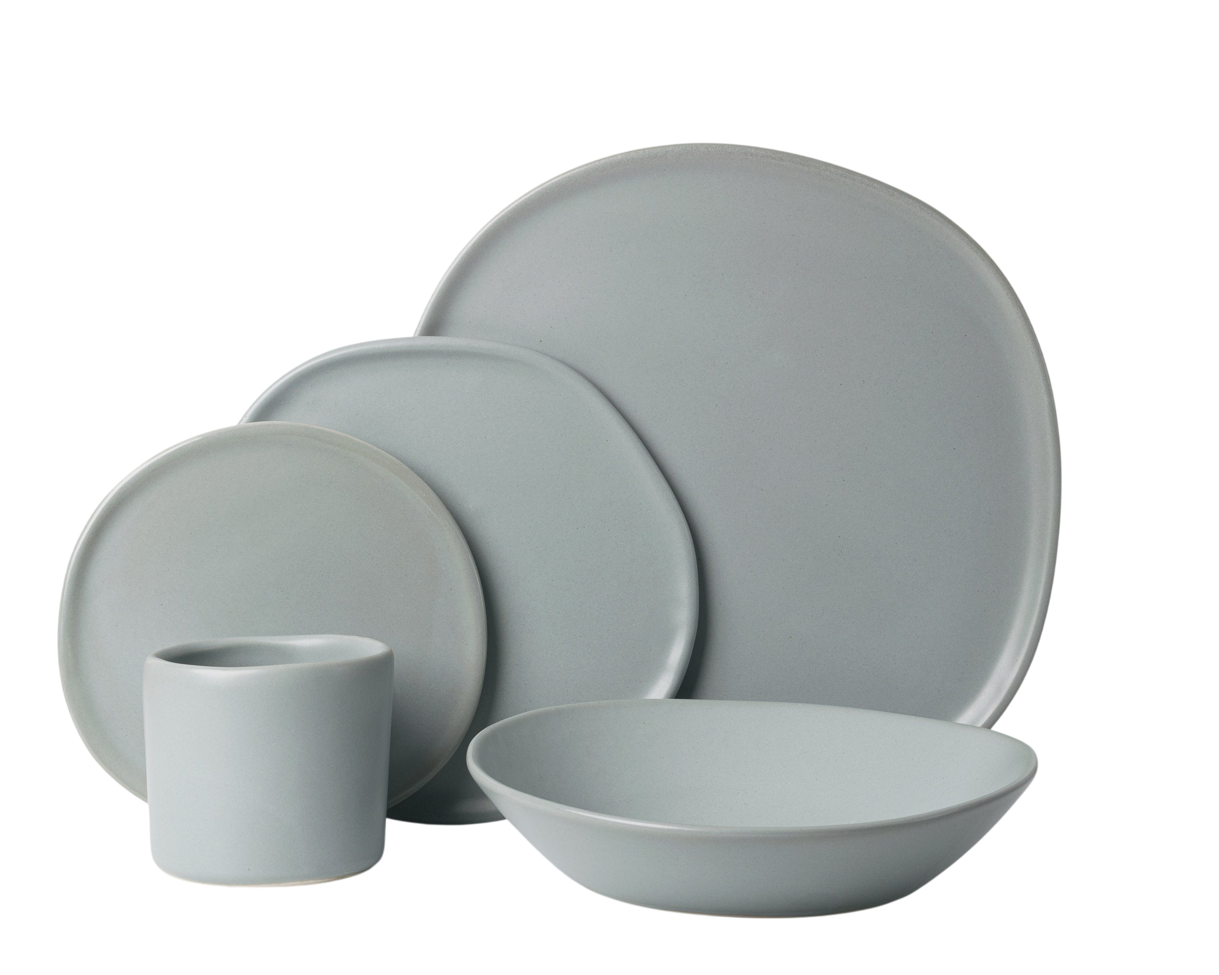 5 Piece Ripple Dinner Setting