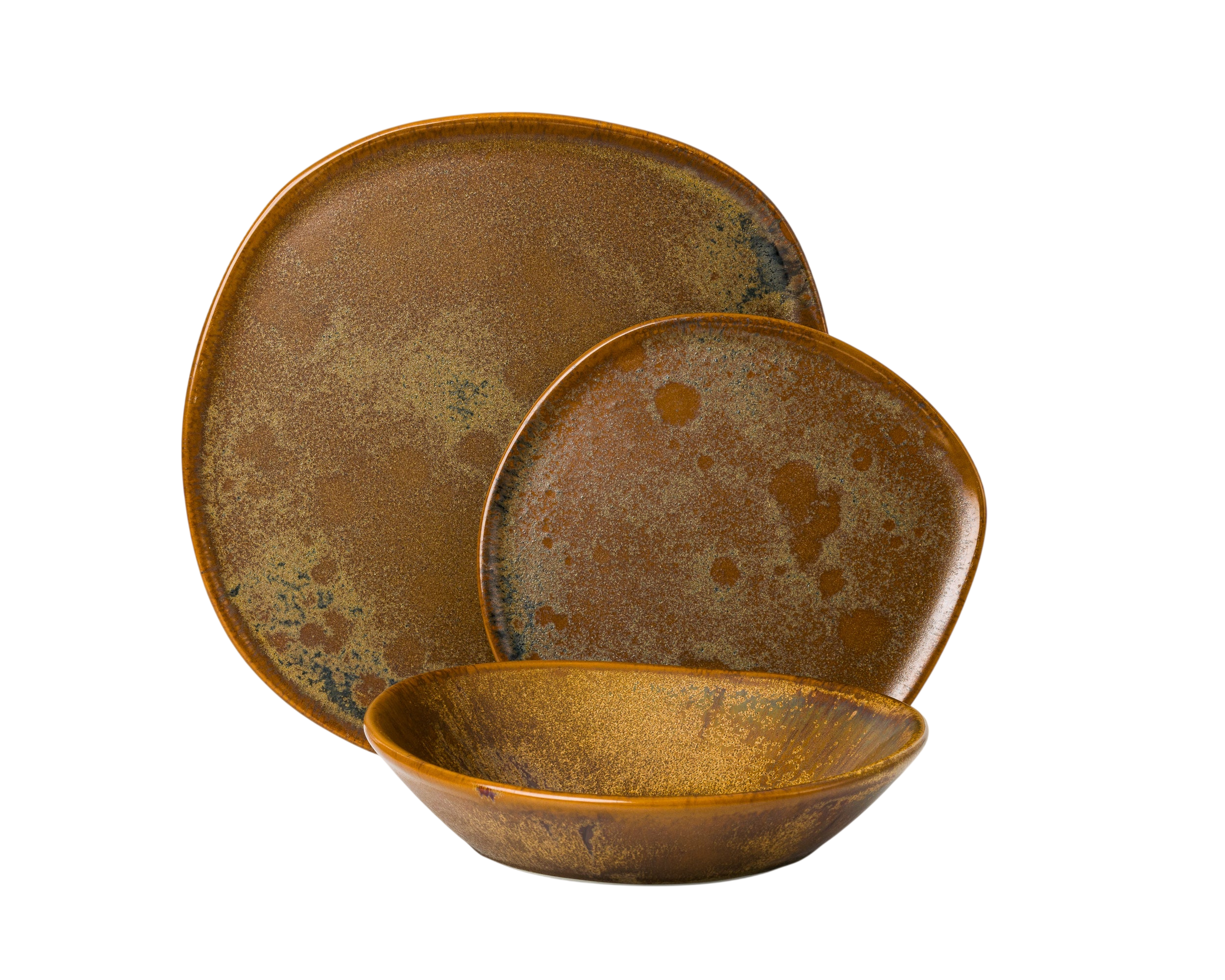 3 Piece Ripple Dinner Setting