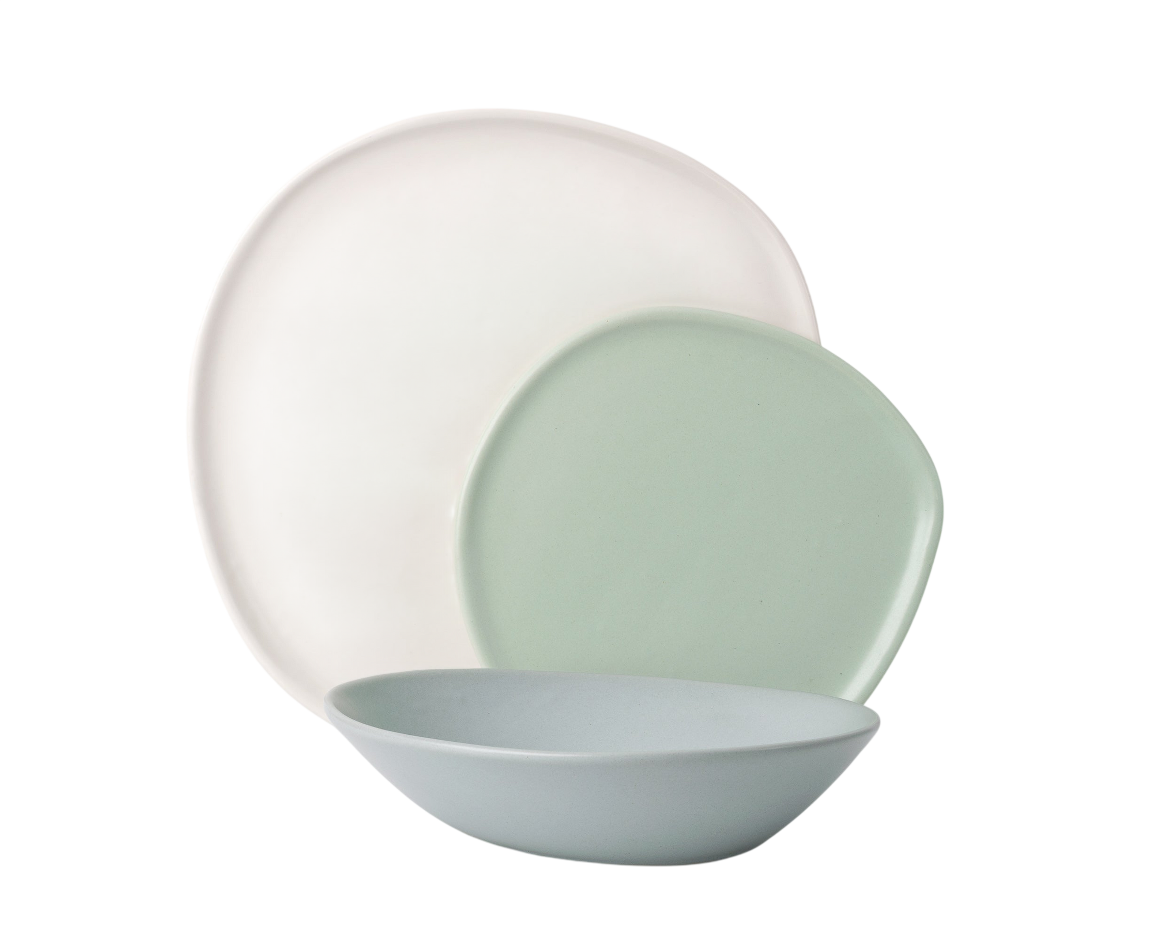 3 Piece Ripple Dinner Setting
