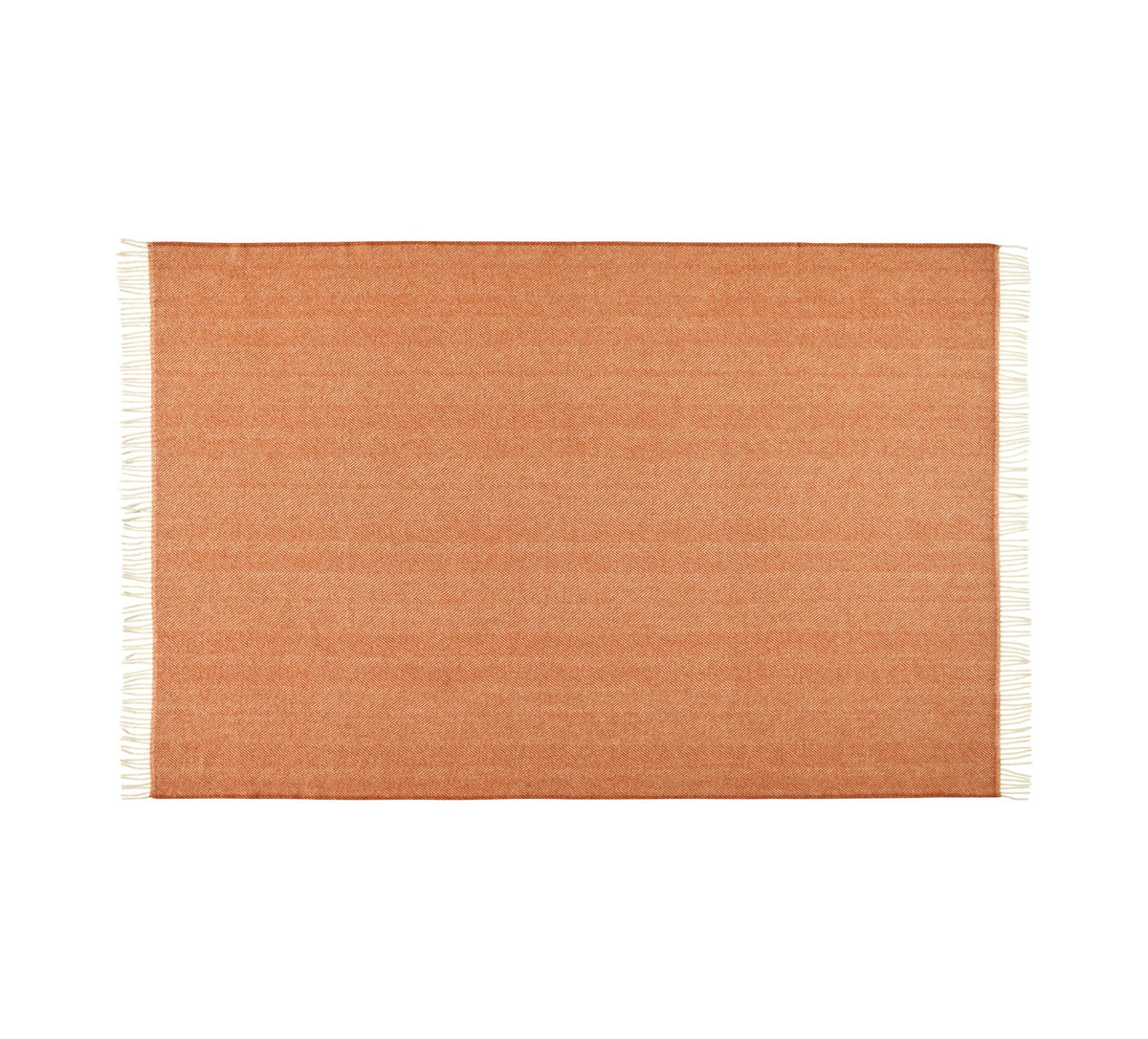 Silkeborg Uldspinderi Rømø Throw - Apricot Orange