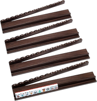 Wooden Racks with Scalloped Pushers - 20"